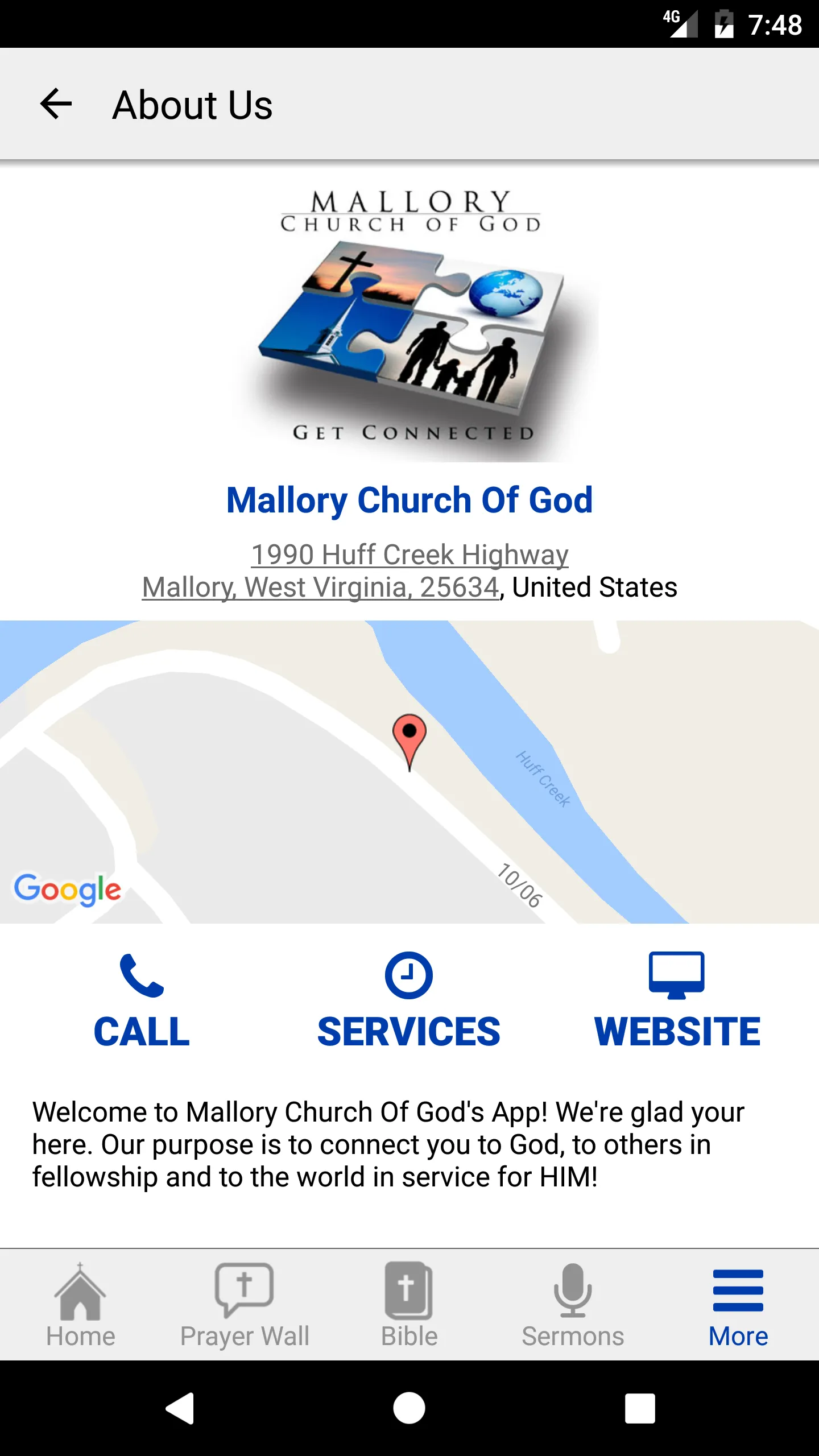 Mallory Church Of God | Indus Appstore | Screenshot