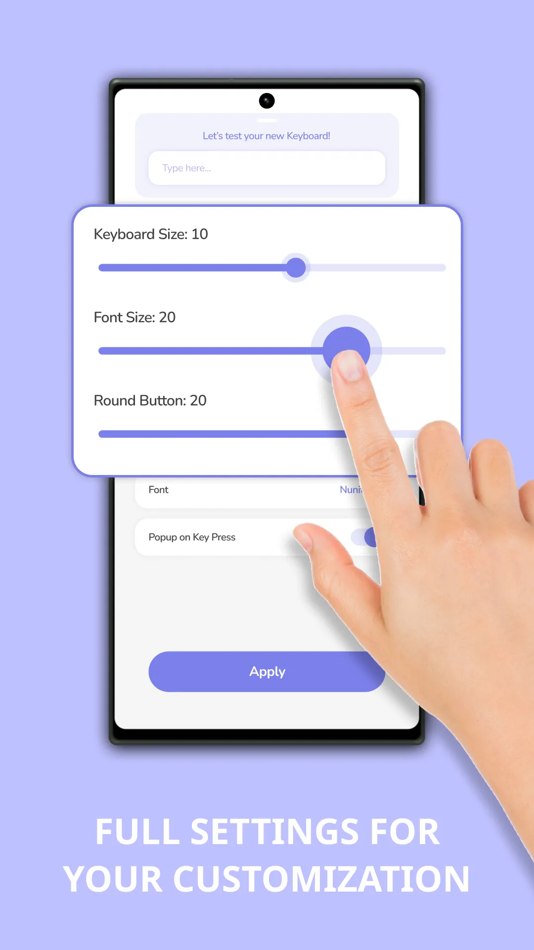 Keyboard Themes: Font & Emoji | Indus Appstore | Screenshot