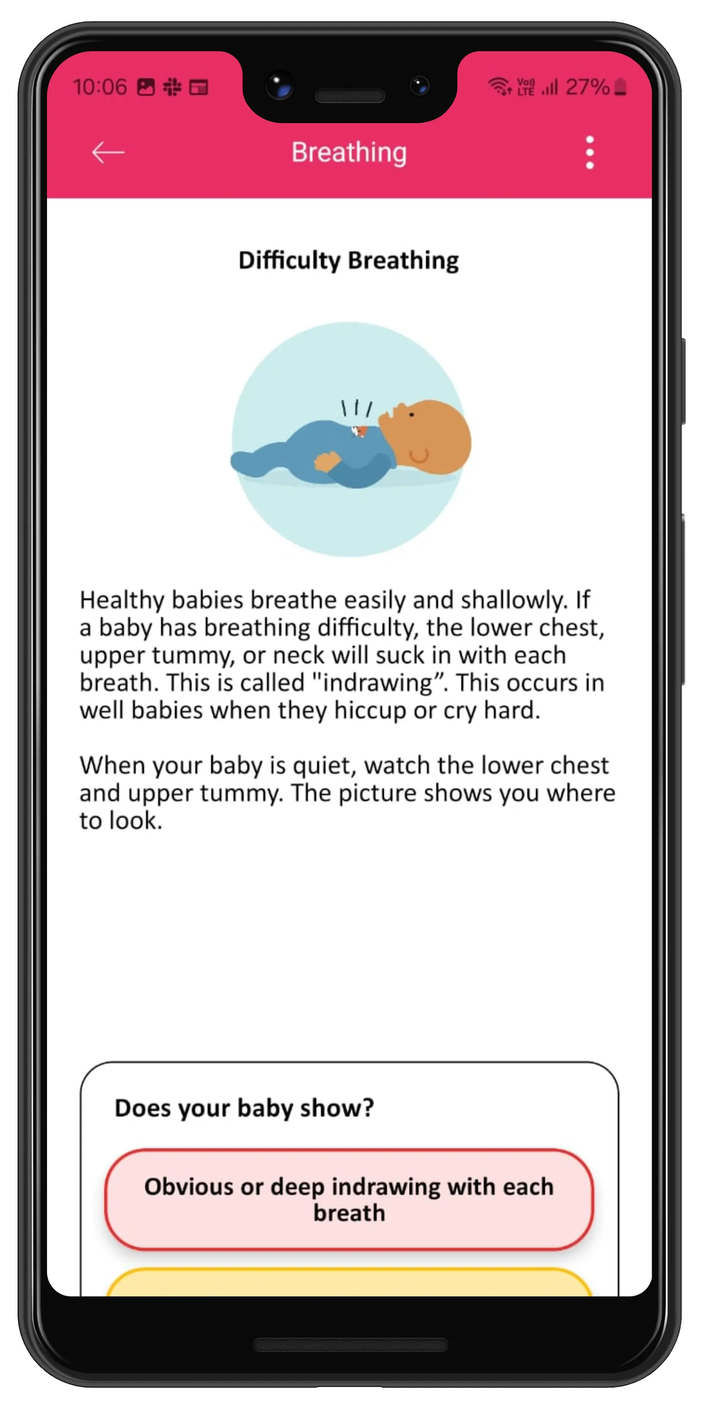 The Lullaby Trust Baby Check | Indus Appstore | Screenshot