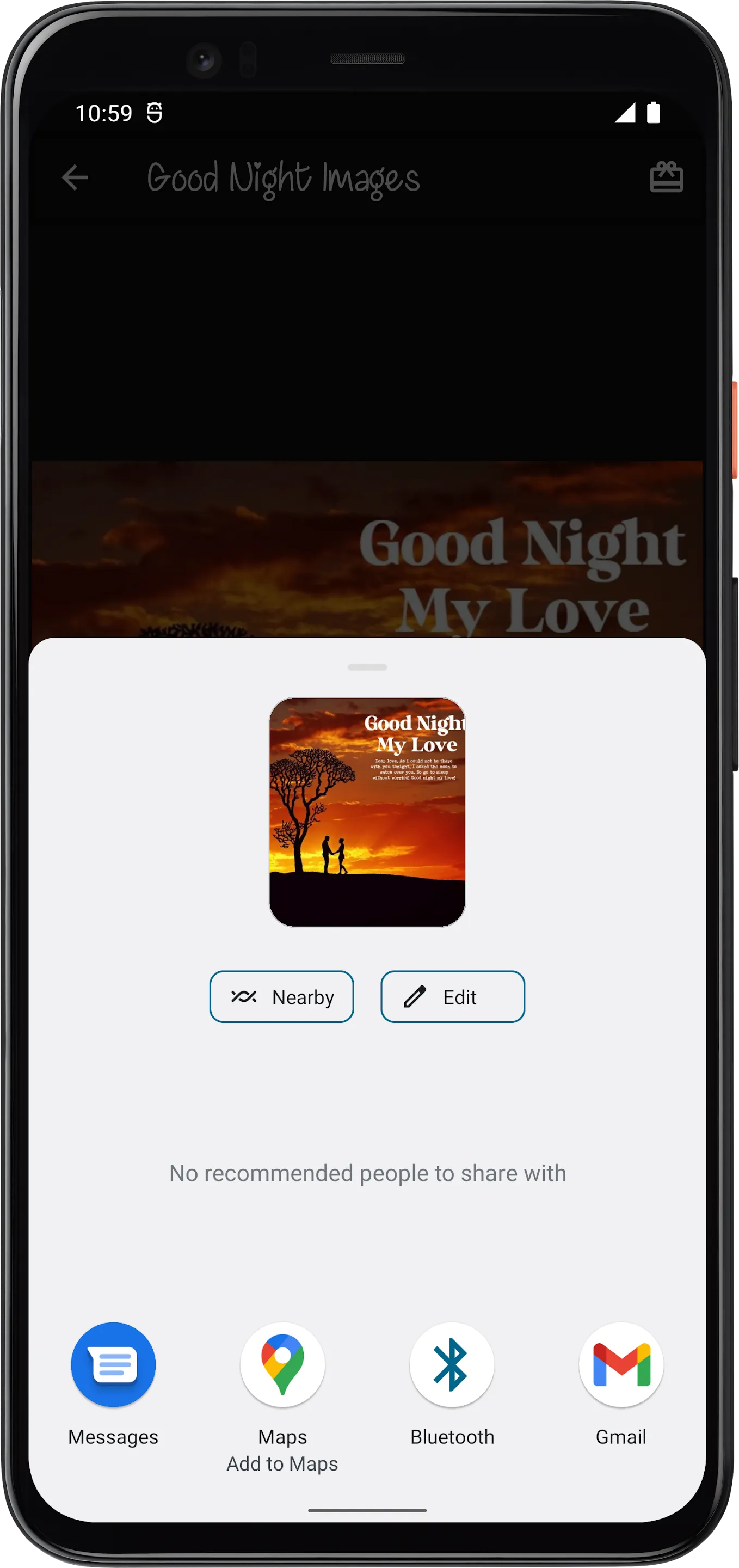 Good Night Love Messages | Indus Appstore | Screenshot