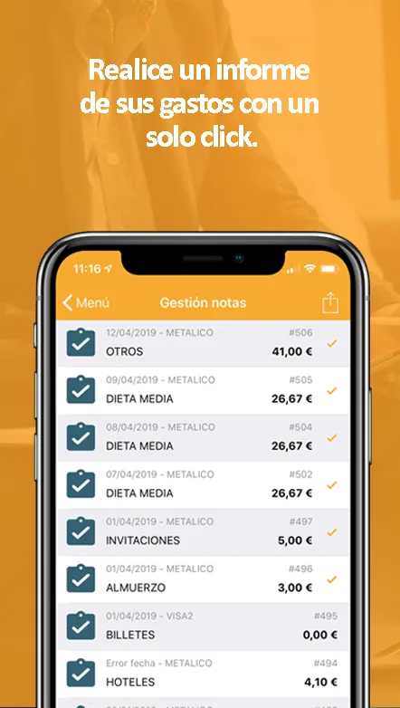 Gersoft UApp - Notas de gastos | Indus Appstore | Screenshot