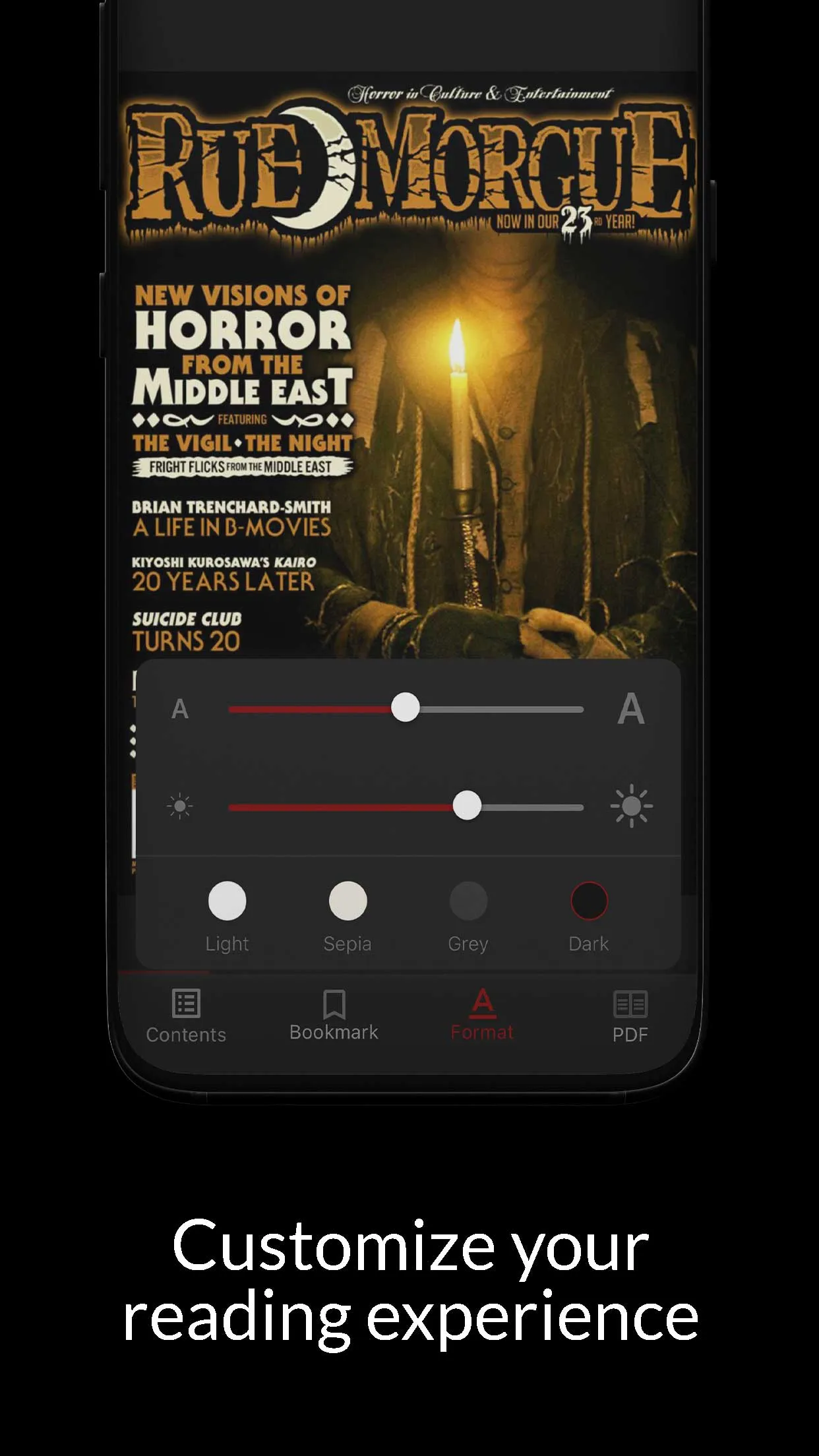 Rue Morgue Magazine | Indus Appstore | Screenshot