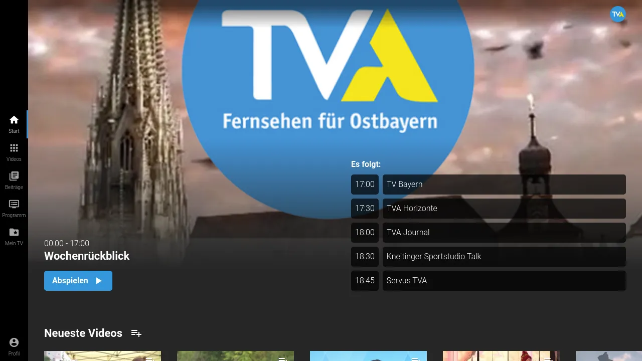 TVA Ostbayern | Indus Appstore | Screenshot