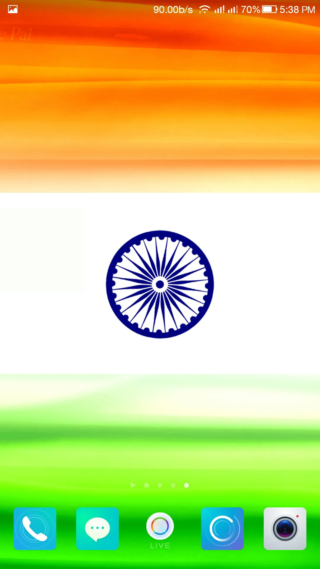 Indian Flag Live Wallpaper -Ha | Indus Appstore | Screenshot