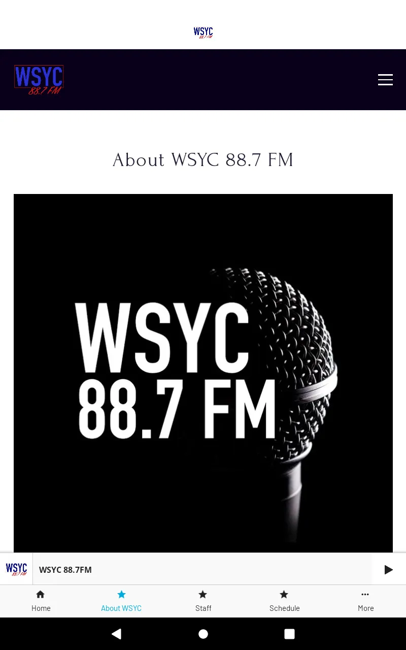 WSYC 88.7FM Shippensburg | Indus Appstore | Screenshot