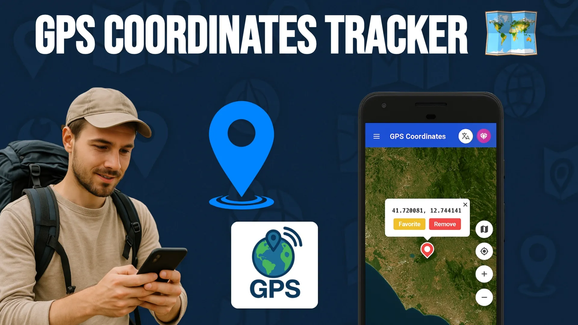GPS Coordinates Tracker | Indus Appstore | Screenshot