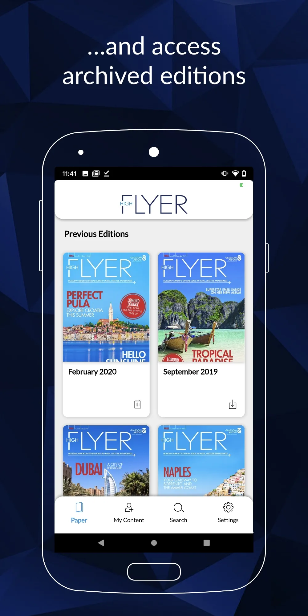 High Flyer Magazine | Indus Appstore | Screenshot