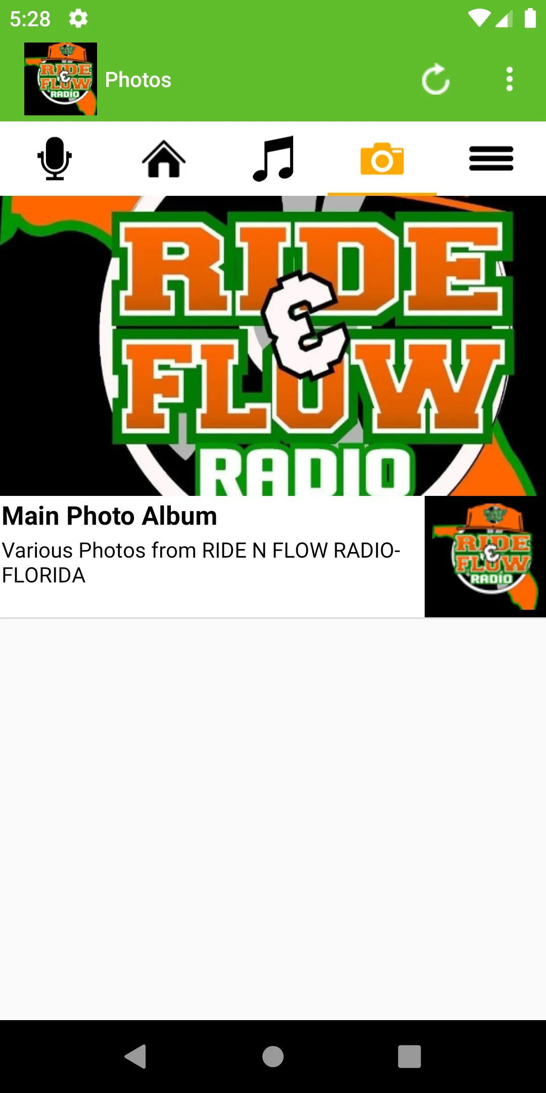 RIDE N FLOW RADIO - FLORIDA | Indus Appstore | Screenshot