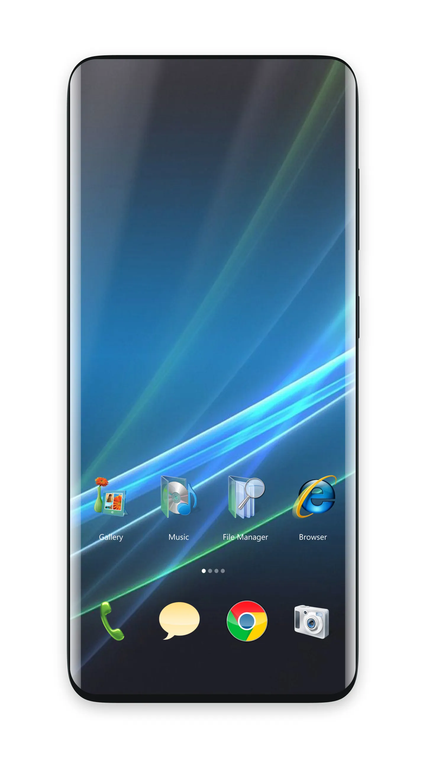 Vista Theme for Launcher | Indus Appstore | Screenshot