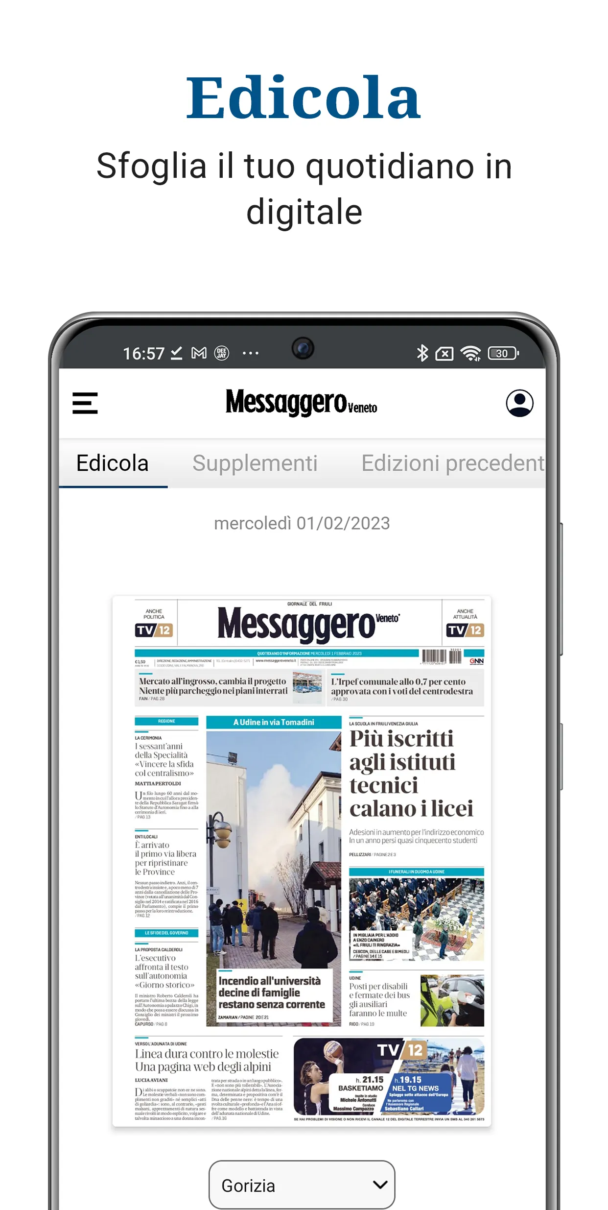 Messaggero Veneto | Indus Appstore | Screenshot