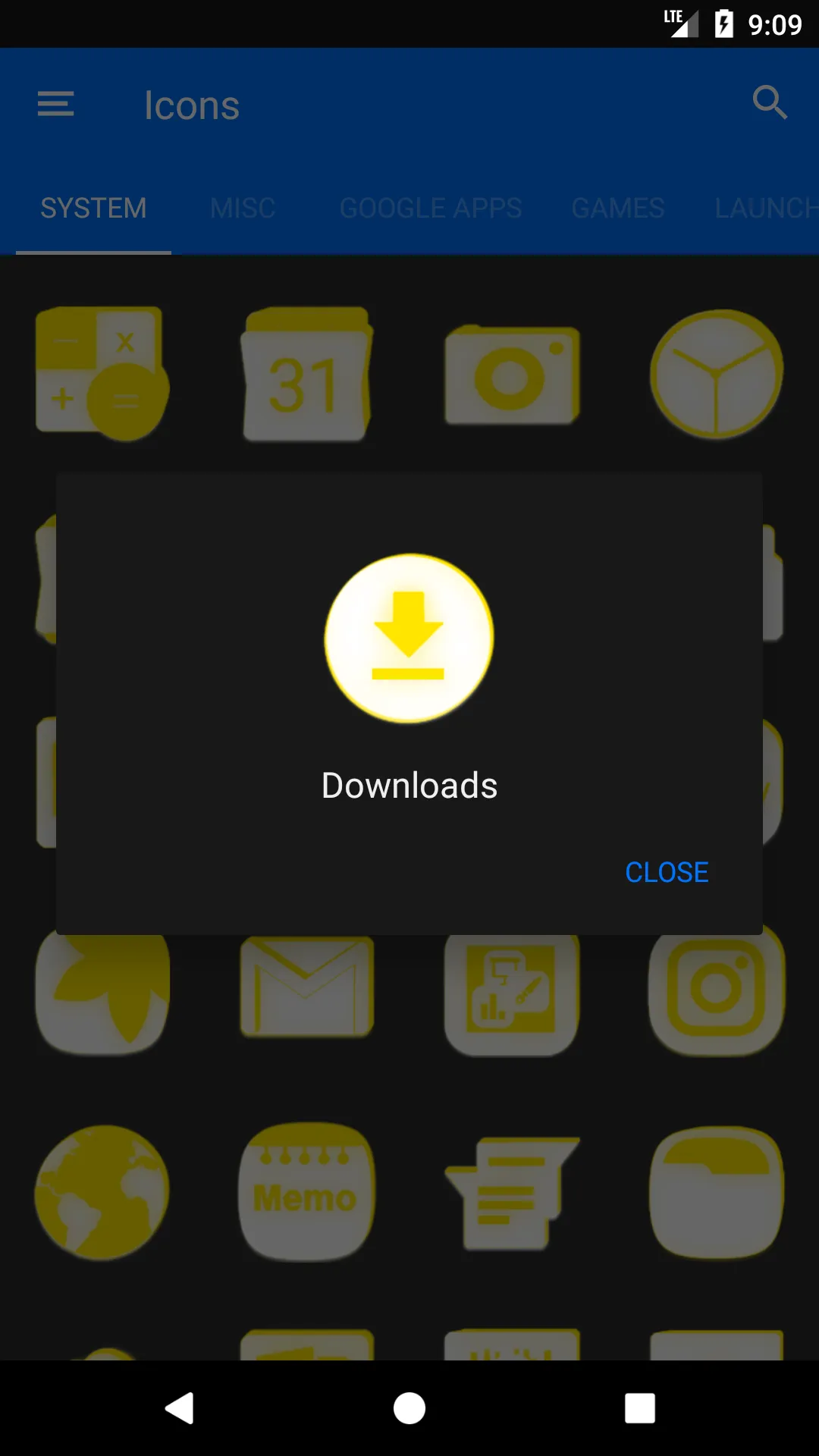 Inverted White Yellow IconPack | Indus Appstore | Screenshot