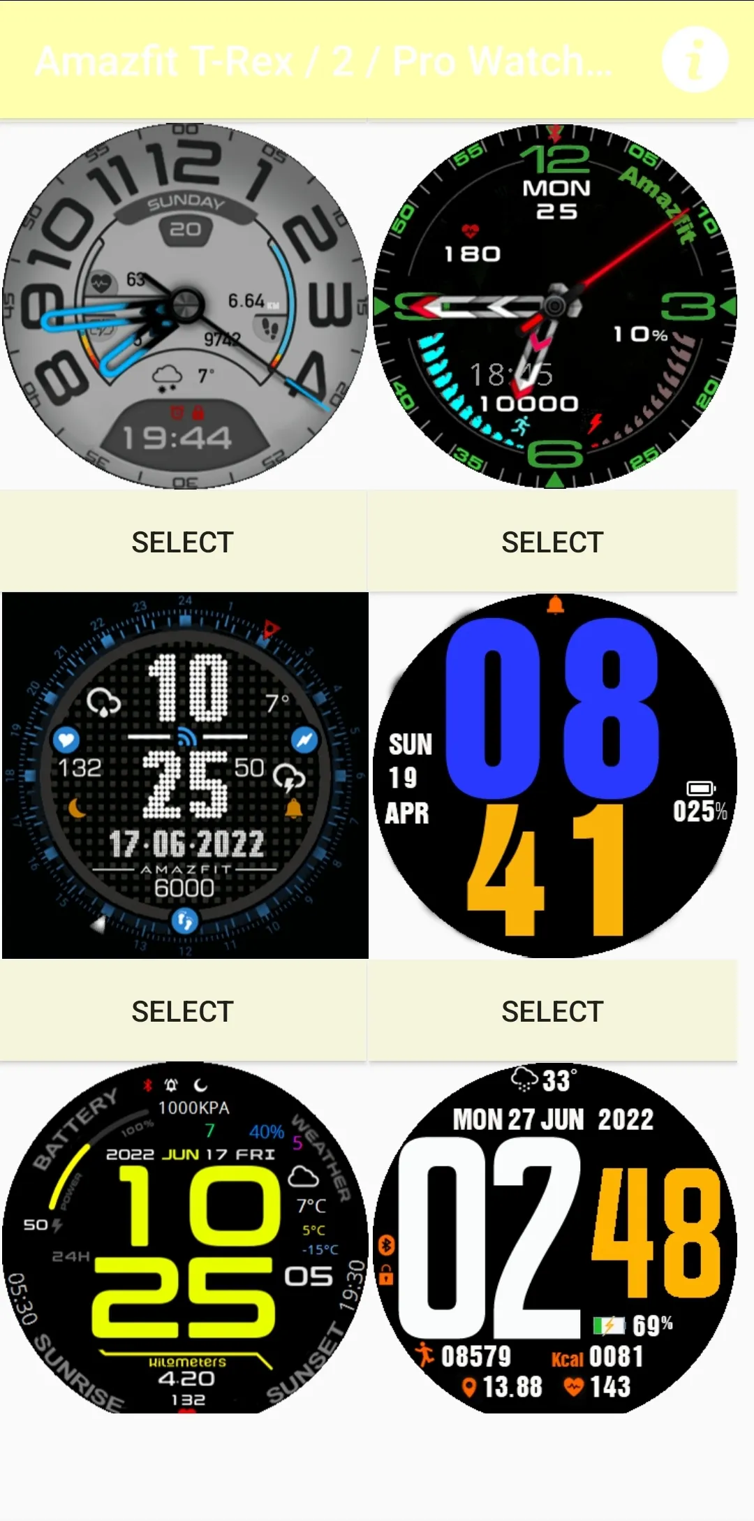 Amazfit T Rex / 2 / Pro WFace | Indus Appstore | Screenshot