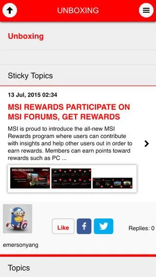 MSI Community | Indus Appstore | Screenshot