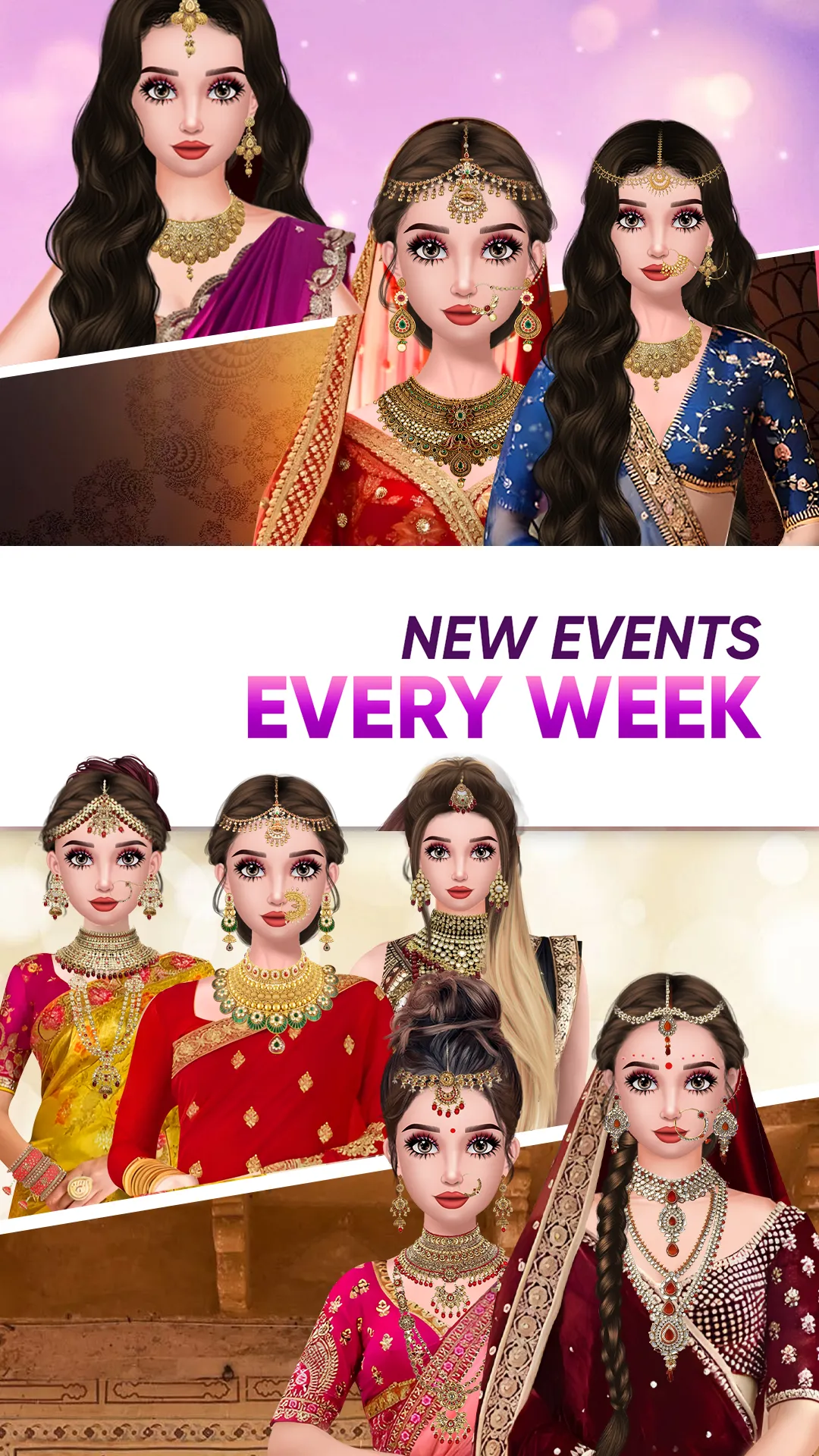 Indian Wedding Dress up Makeup | Indus Appstore | Screenshot