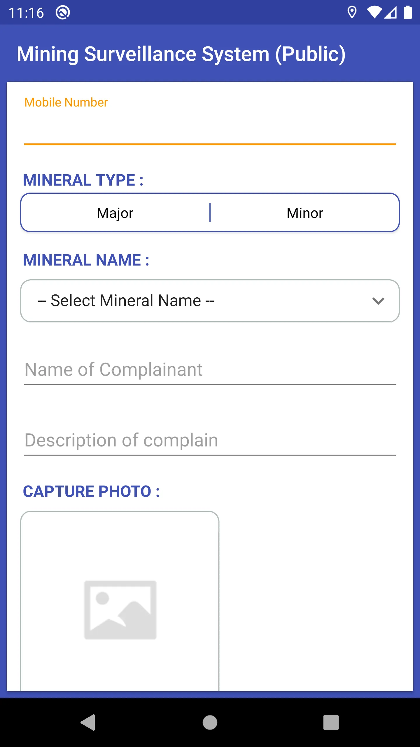 Mining Surveillance System | Indus Appstore | Screenshot