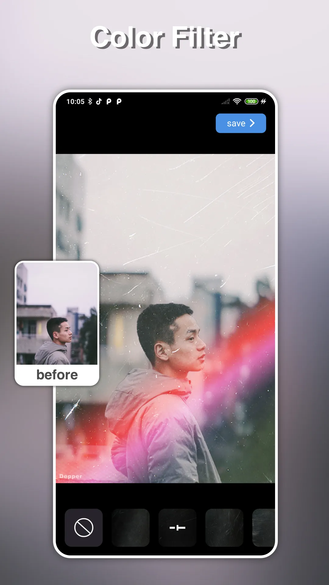 Deeper: Blur background editor | Indus Appstore | Screenshot