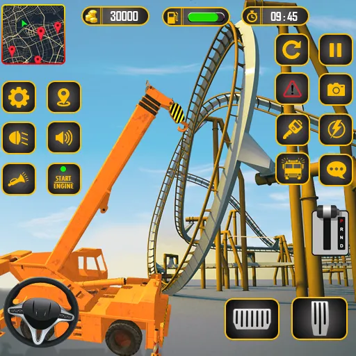 Roller Coaster Builder Game | Indus Appstore | Screenshot