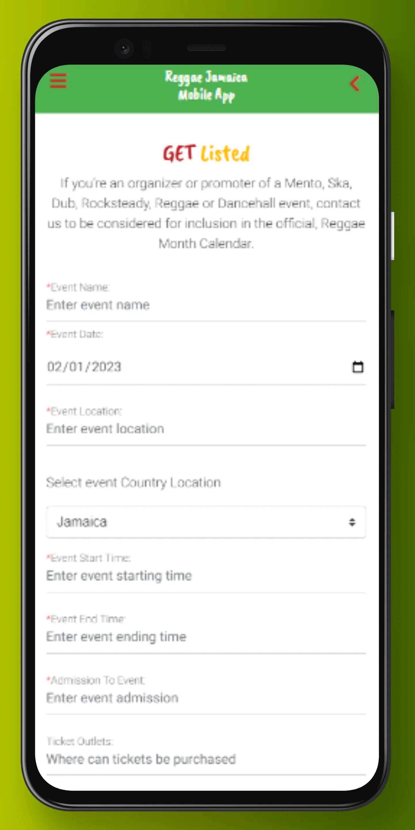 Reggae Jamaica | Indus Appstore | Screenshot