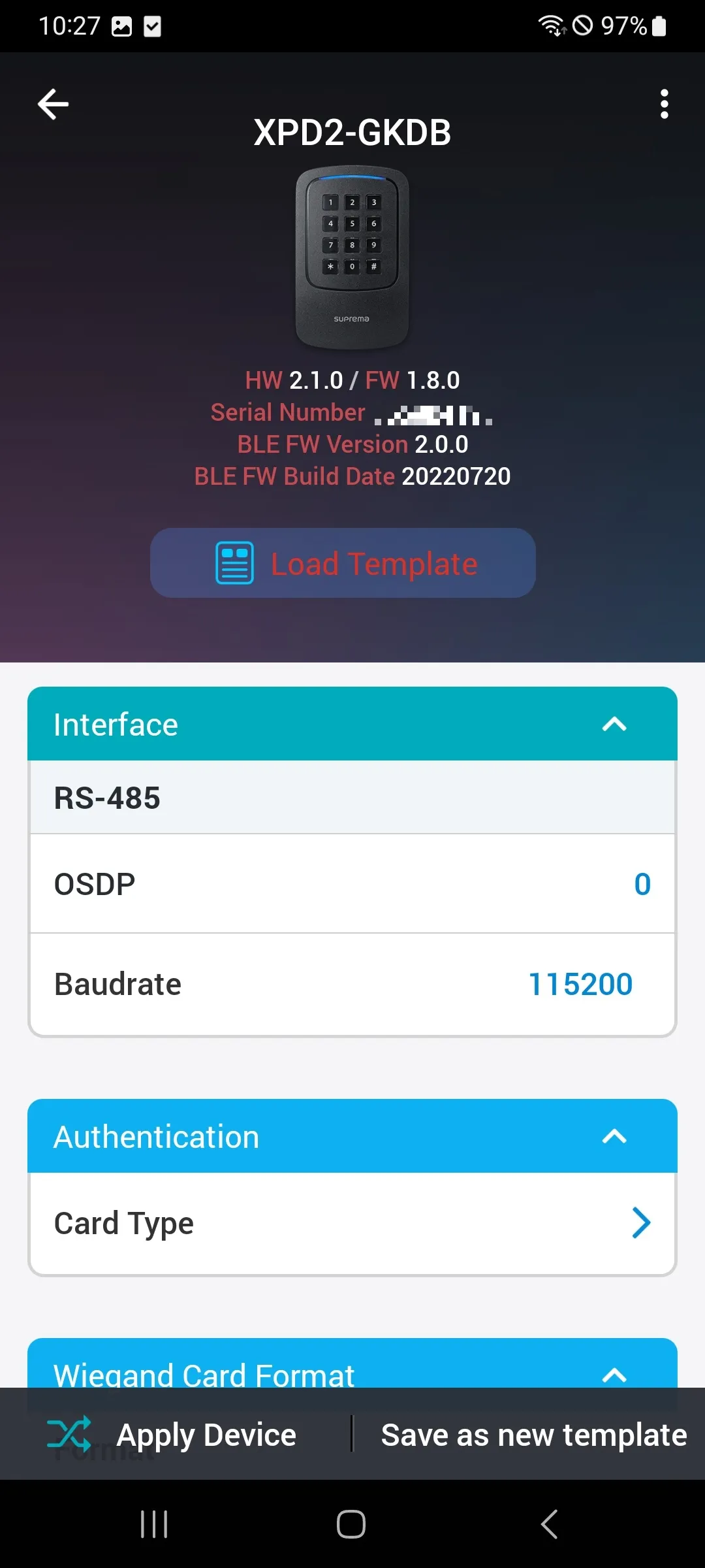 Suprema Device Manager | Indus Appstore | Screenshot