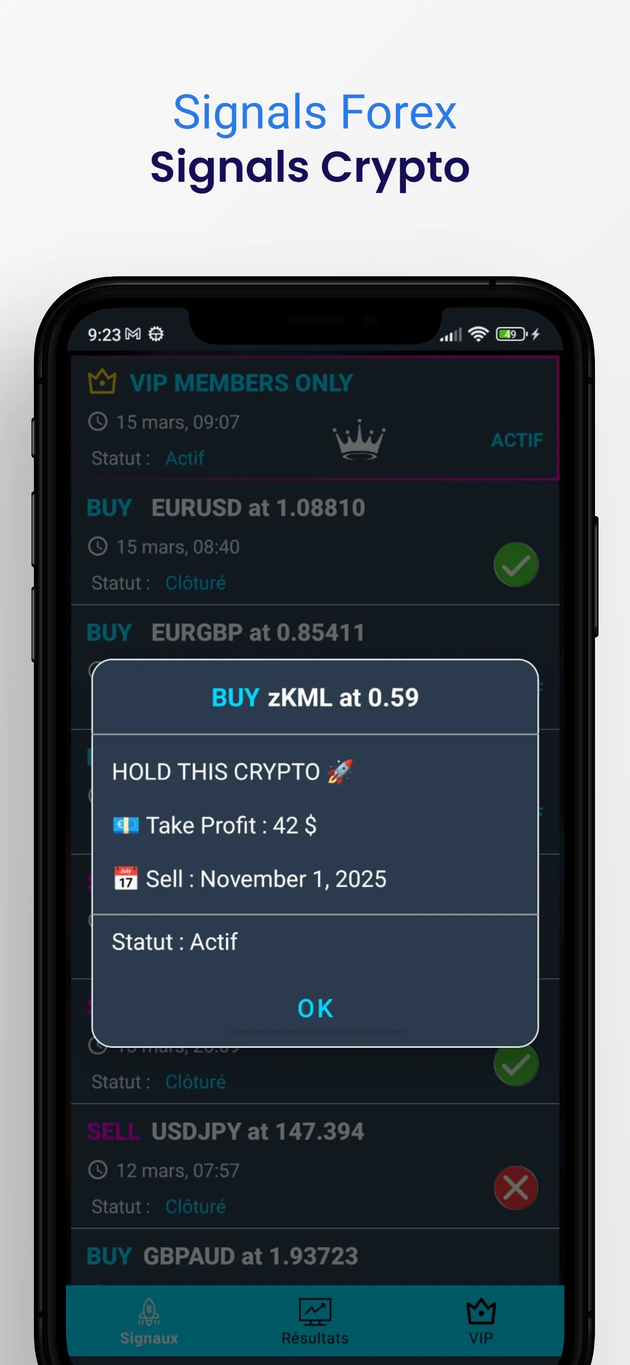 Forex Signal : Buy / Sell | Indus Appstore | Screenshot