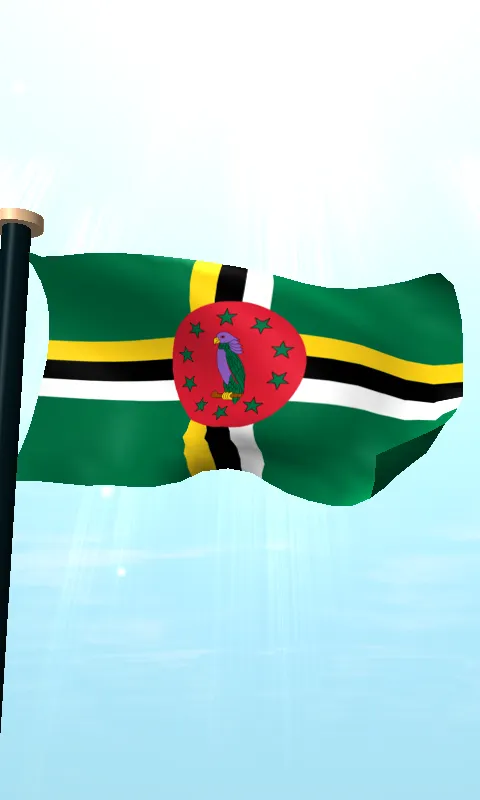 Dominica Flag 3D Free | Indus Appstore | Screenshot