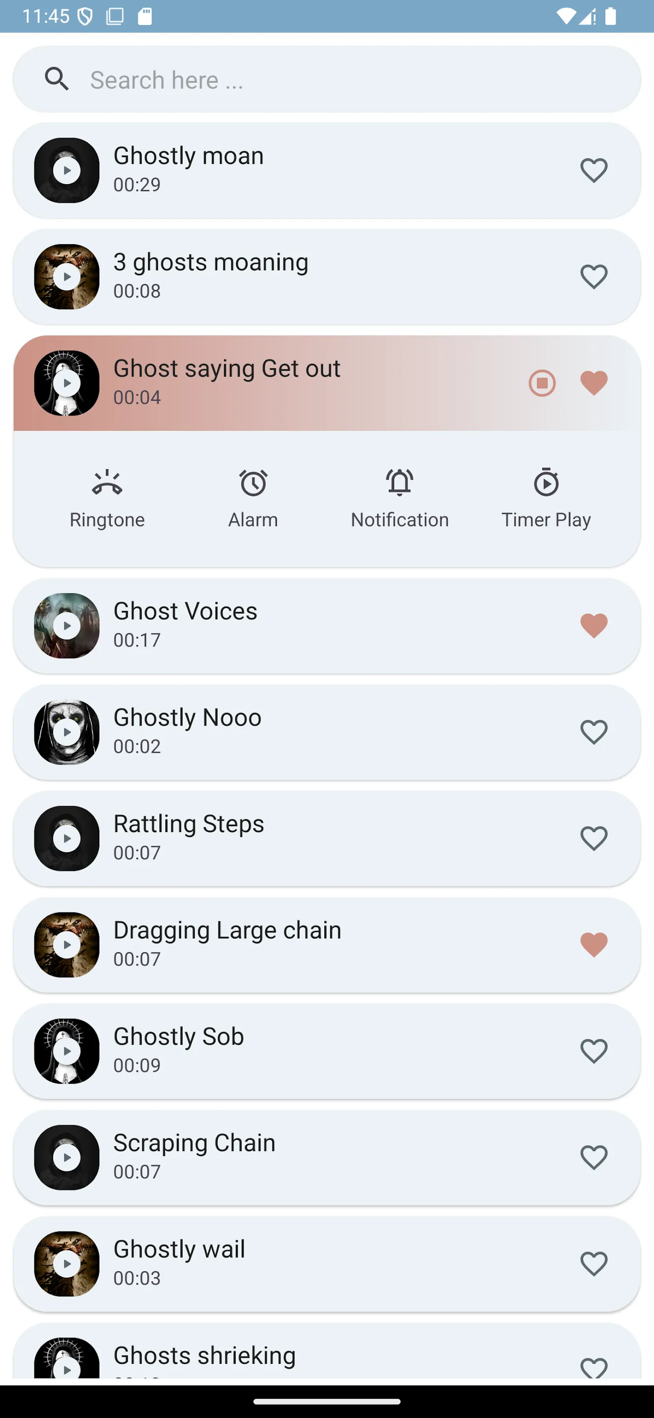 Horror Sounds | Indus Appstore | Screenshot