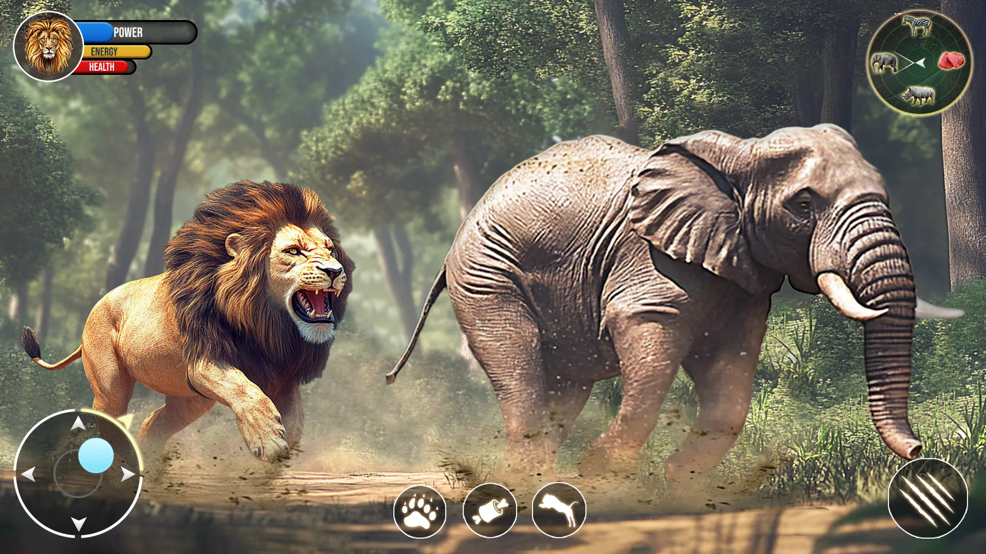 Lion Simulator Wild Animal 3D | Indus Appstore | Screenshot