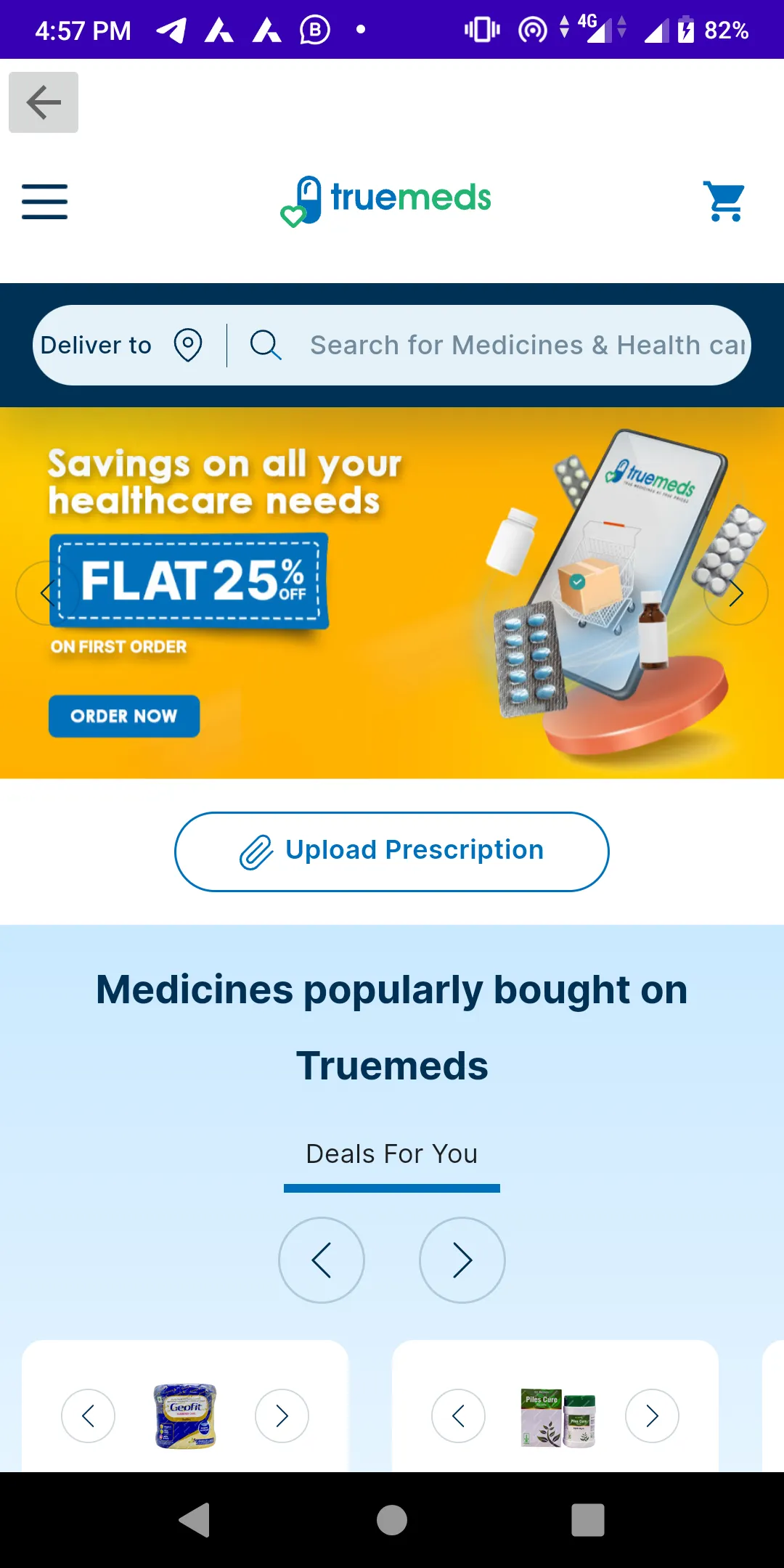 All In One Medicine Order App | Indus Appstore | Screenshot