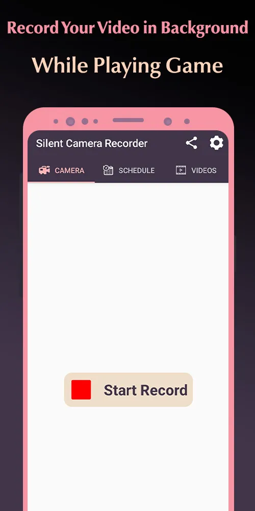 Silent camera video recorder | Indus Appstore | Screenshot