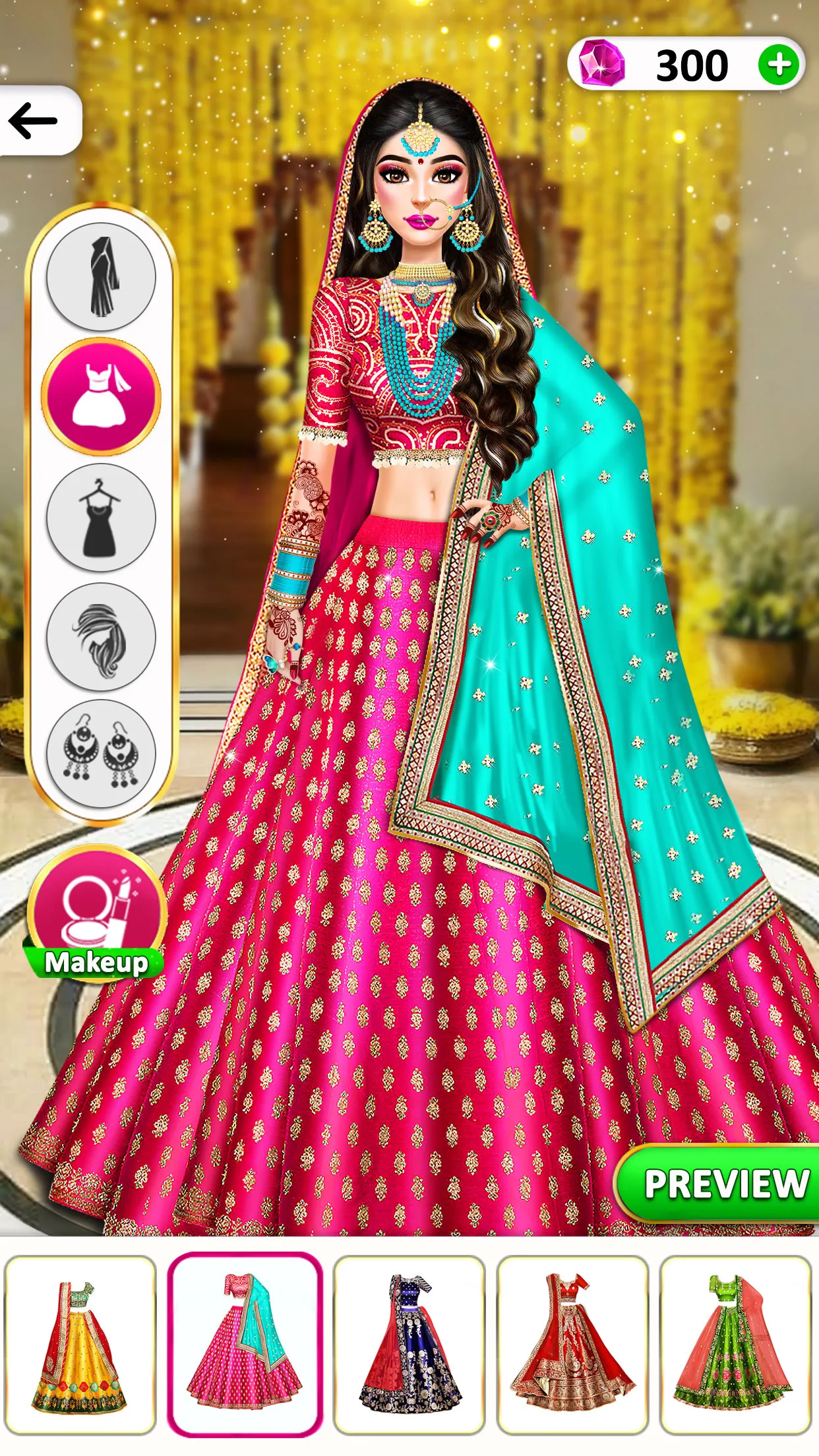 Indian Wedding Dress Up Games | Indus Appstore | Screenshot