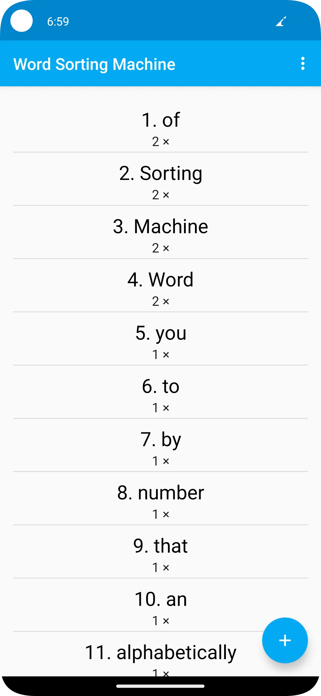 Word Sorting Machine | Indus Appstore | Screenshot