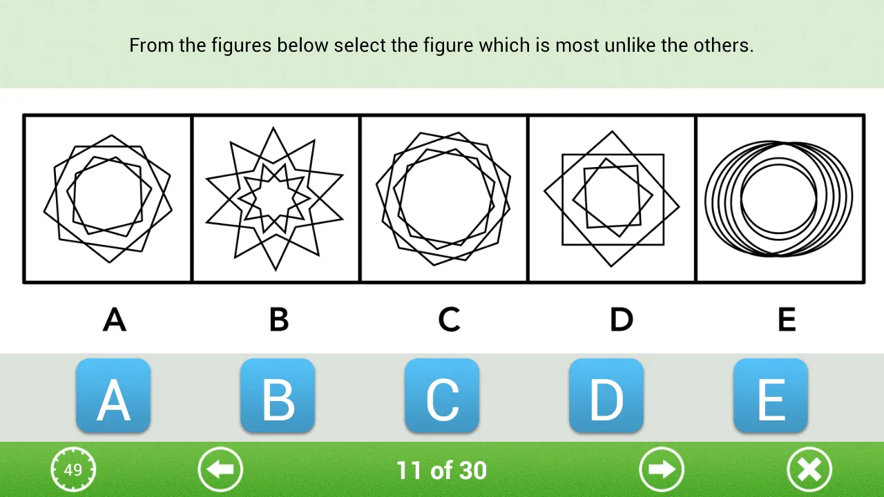 11+ Non-verbal Reasoning Lite | Indus Appstore | Screenshot