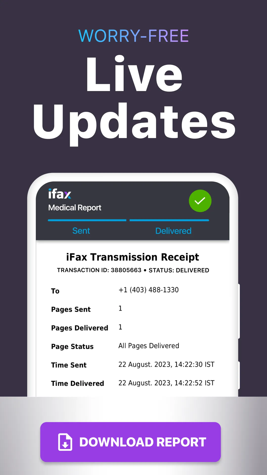 iFax - Send & receive fax app | Indus Appstore | Screenshot