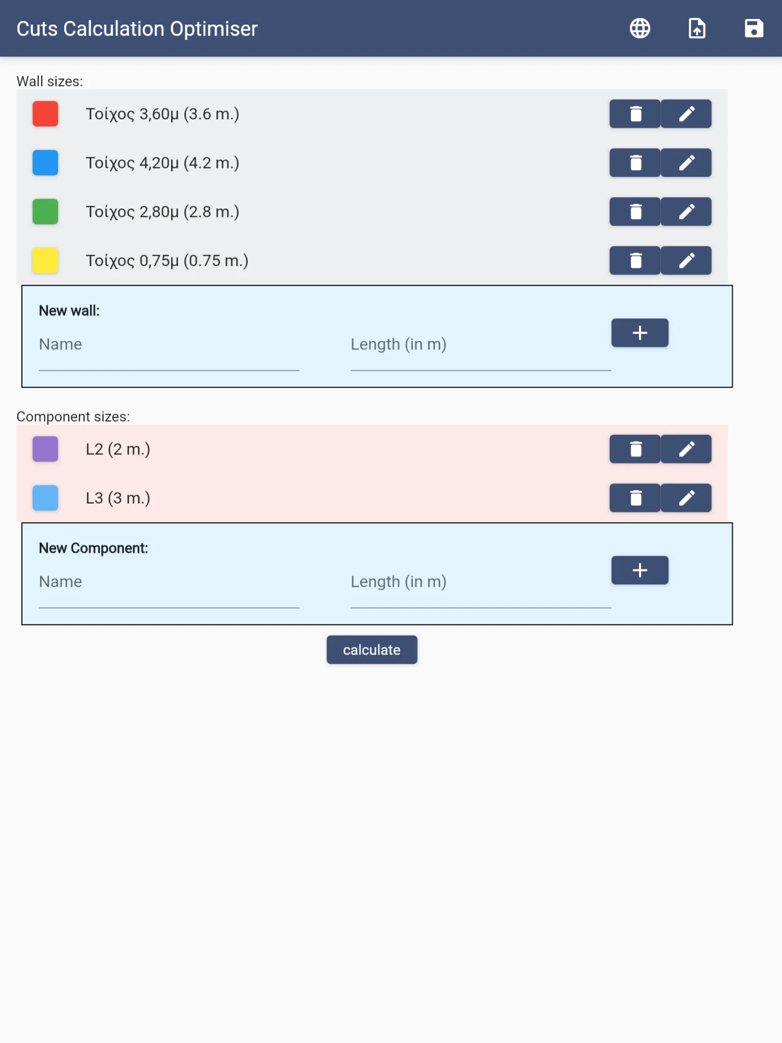 Cuts Calculation Optimiser | Indus Appstore | Screenshot