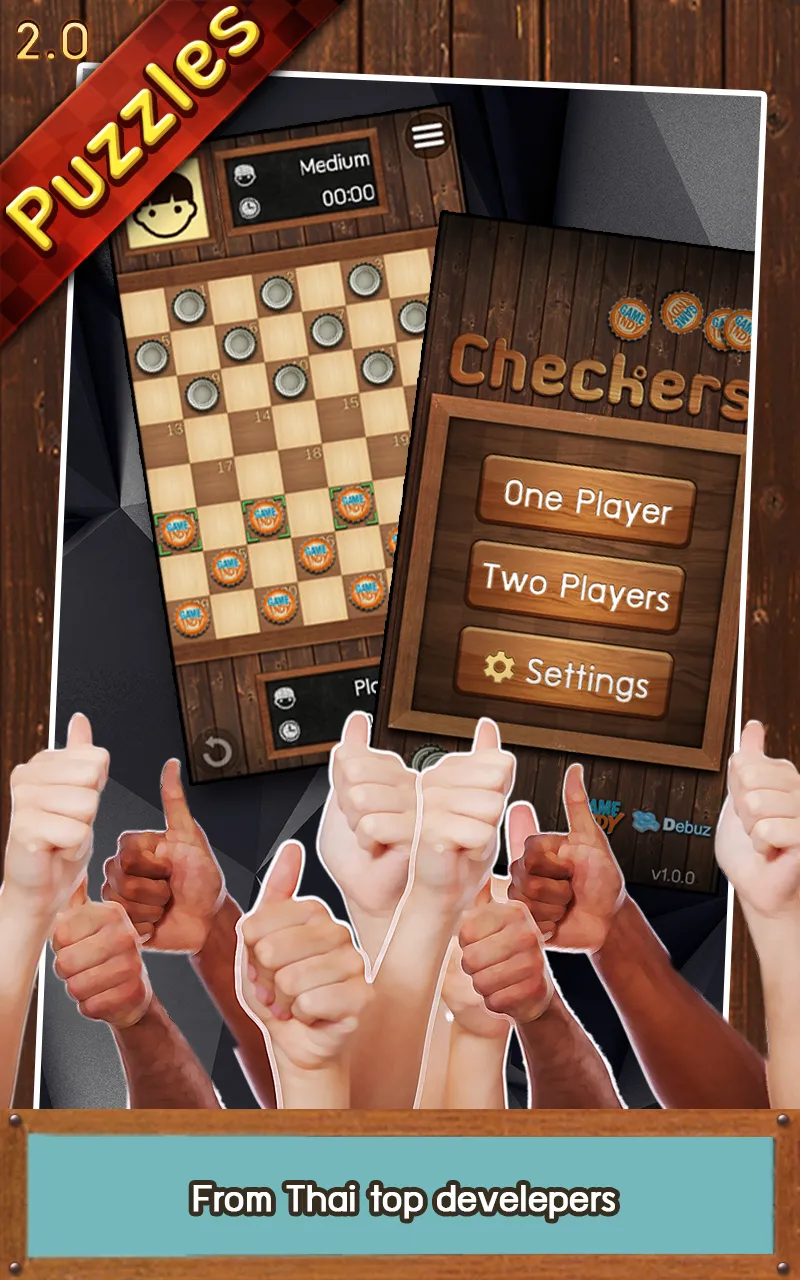 Thai Checkers - Genius Puzzle  | Indus Appstore | Screenshot