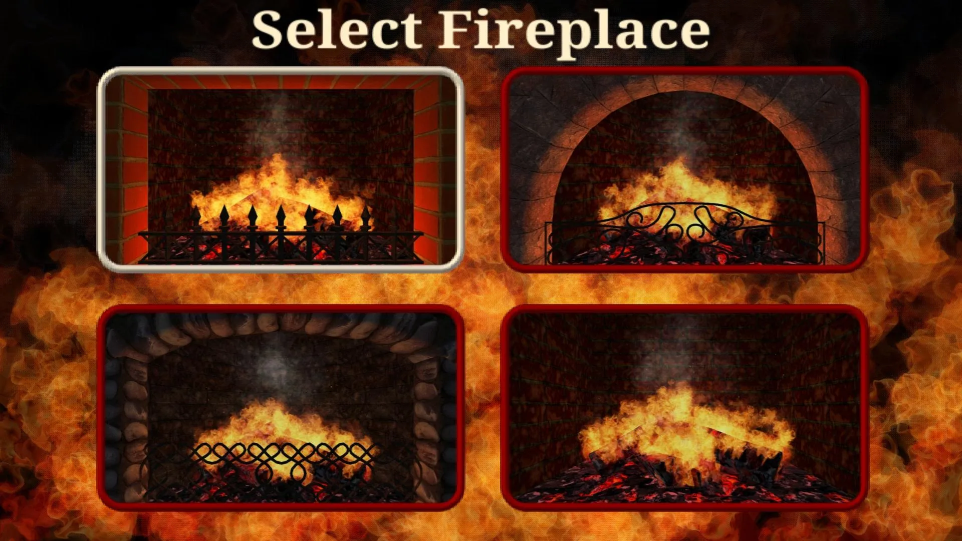 Realistic Fireplace TV Live | Indus Appstore | Screenshot