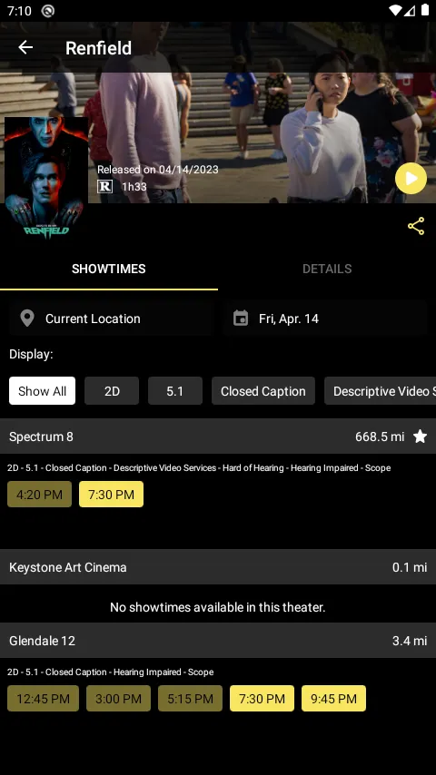 Landmark Theatres | Indus Appstore | Screenshot