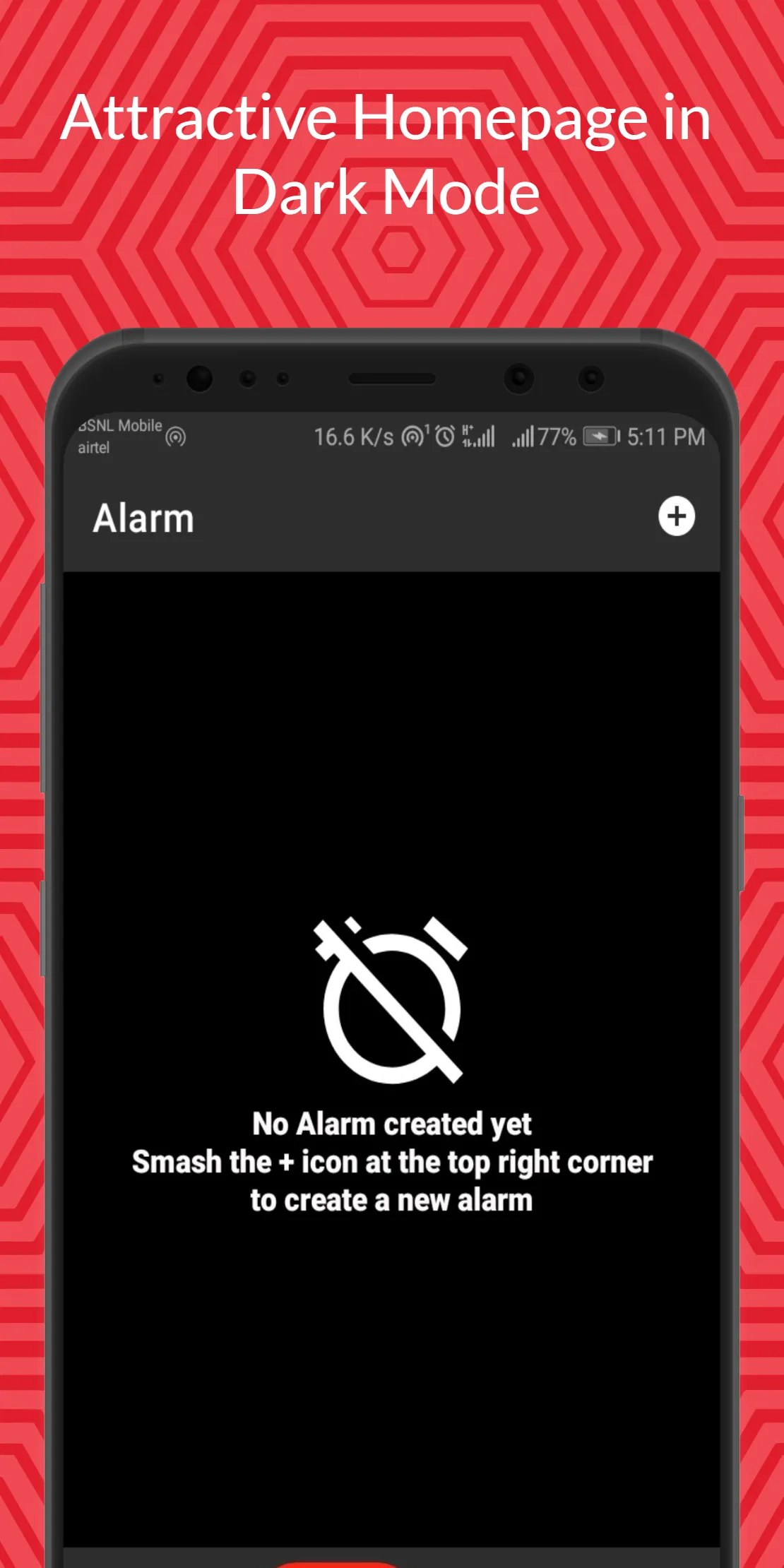 TinyAlarm : Handy Alarm Clock | Indus Appstore | Screenshot