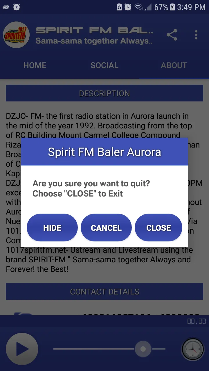 Spirit FM Baler Aurora | Indus Appstore | Screenshot