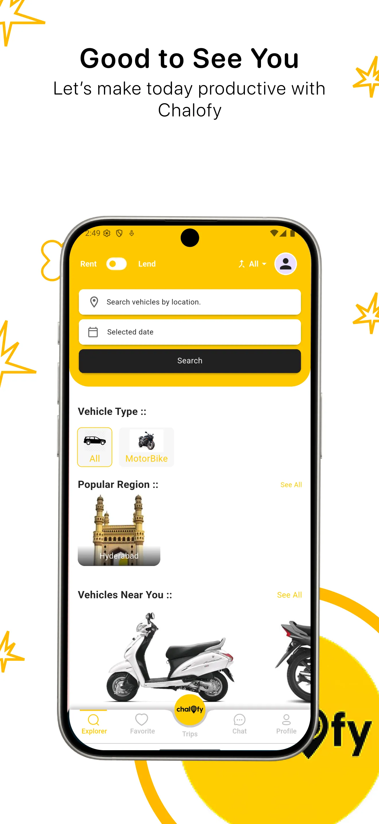Chalofy: Rentals near you! | Indus Appstore | Screenshot