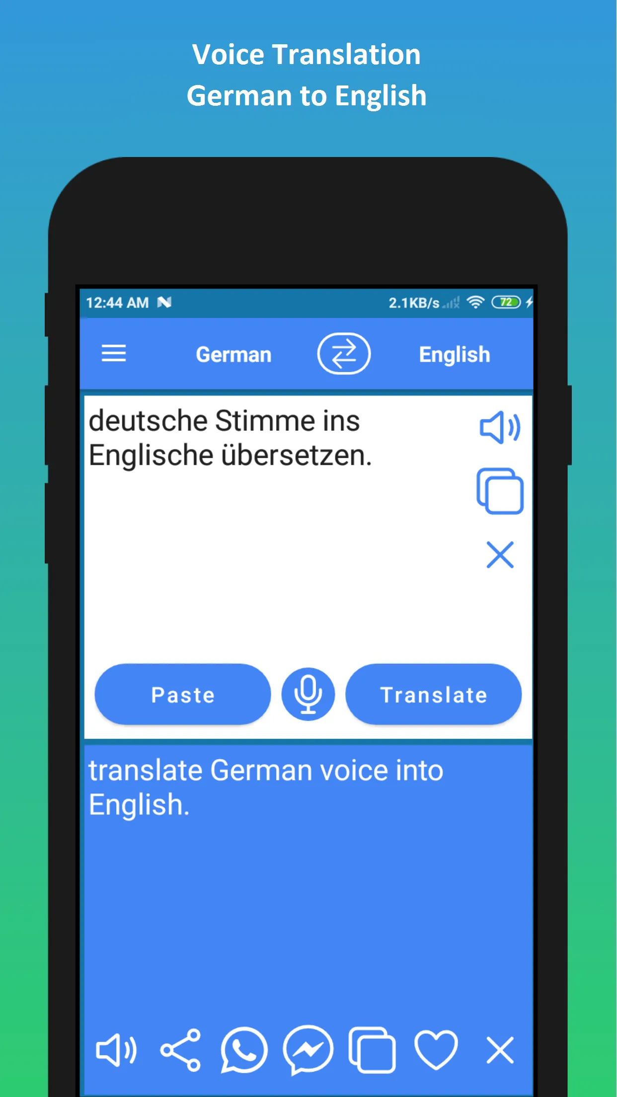 German to English Translator | Indus Appstore | Screenshot