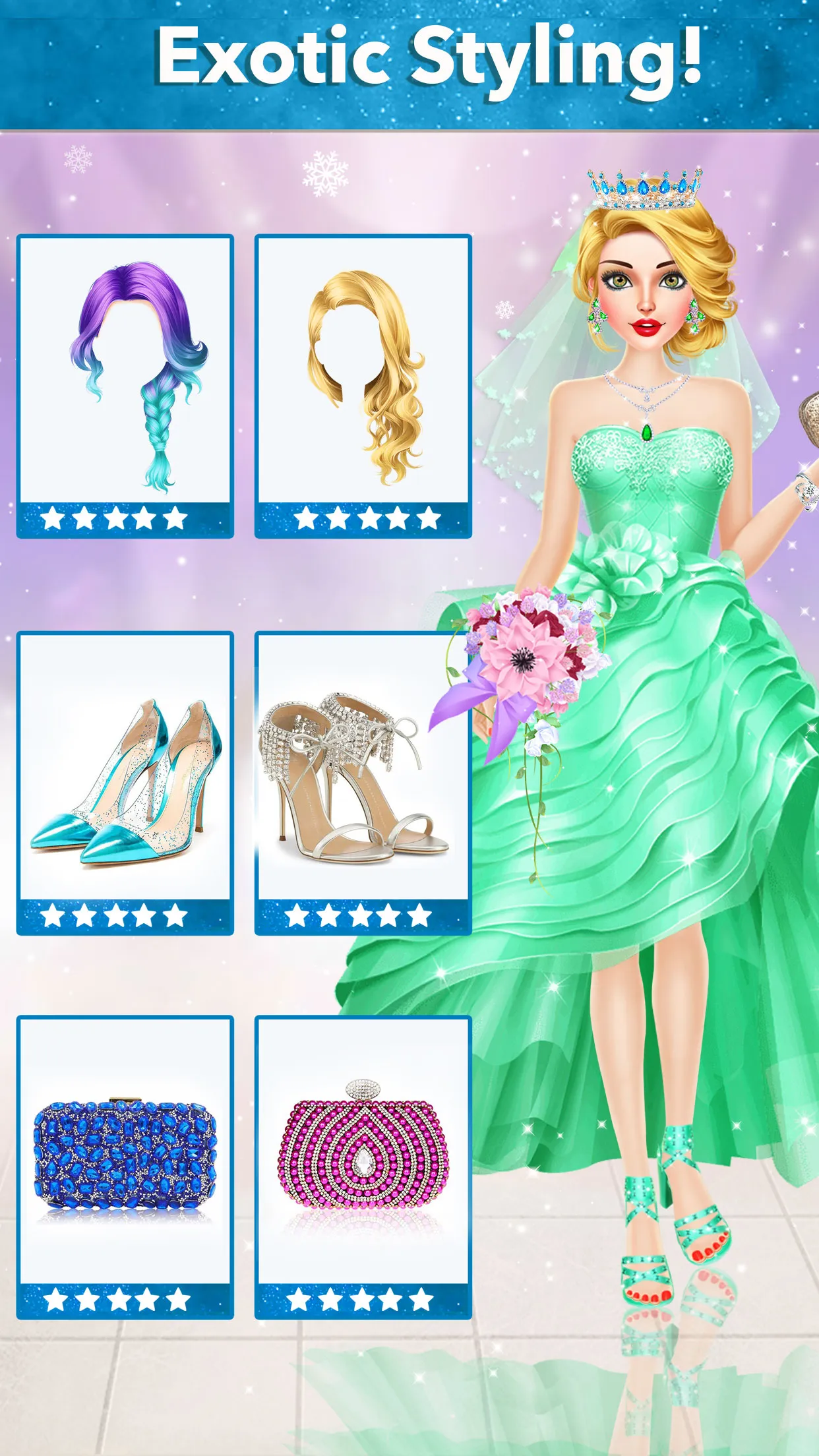 Ice Princess Wedding Dress Up | Indus Appstore | Screenshot