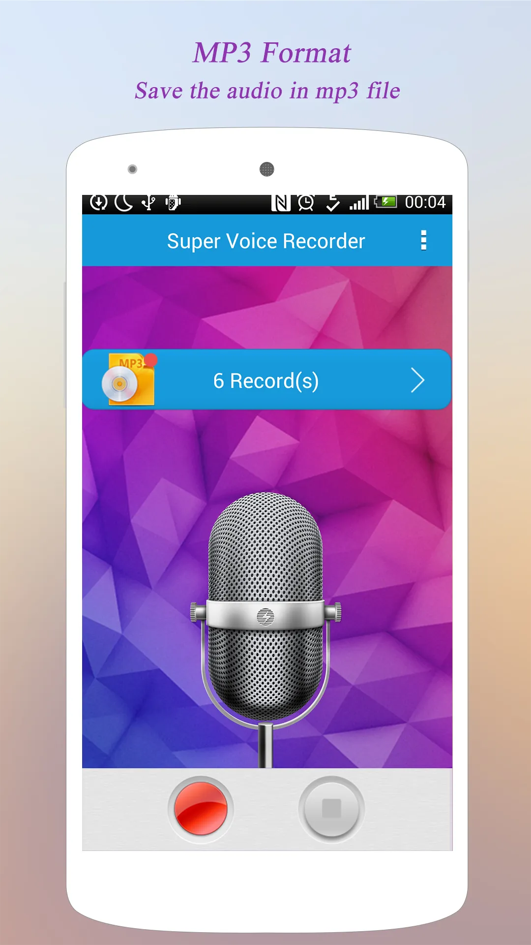 Super Voice Recorder | Indus Appstore | Screenshot