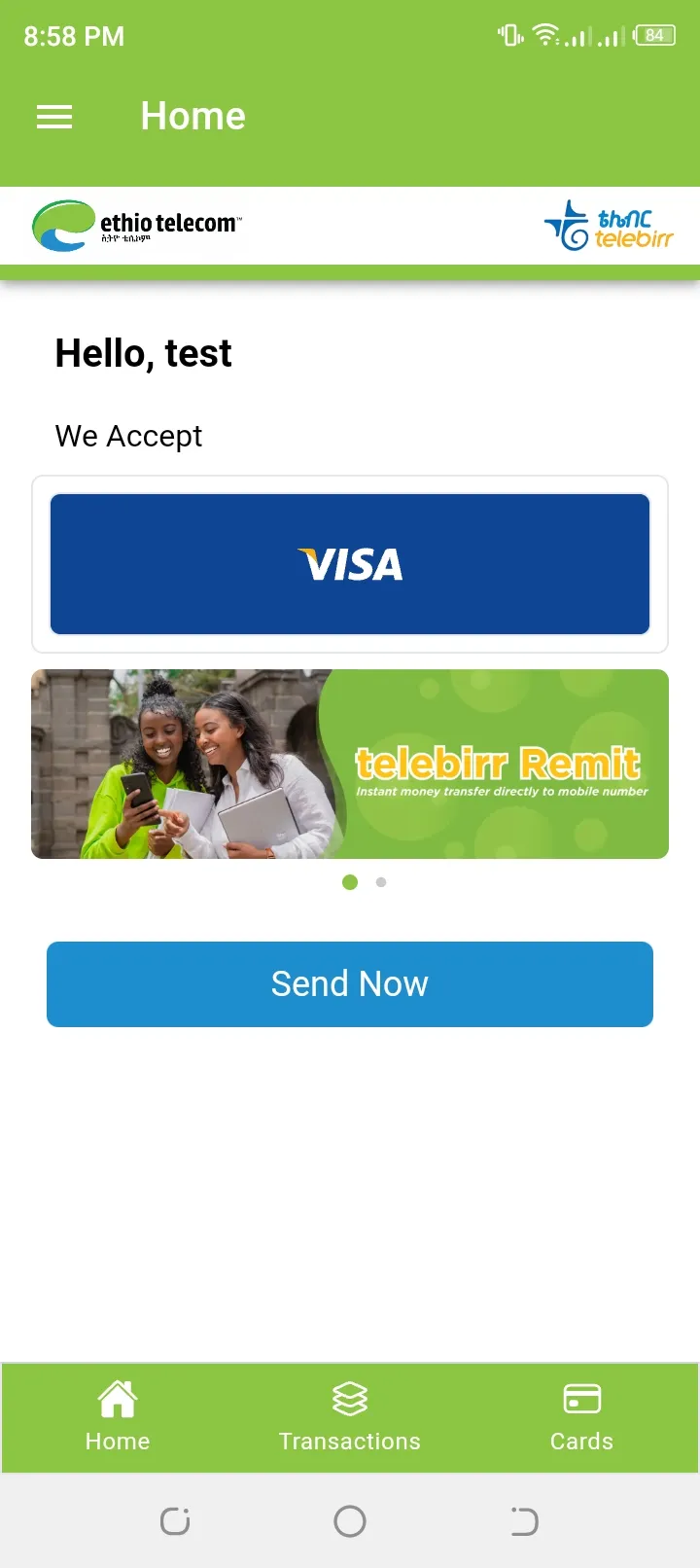 telebirr remit | Indus Appstore | Screenshot
