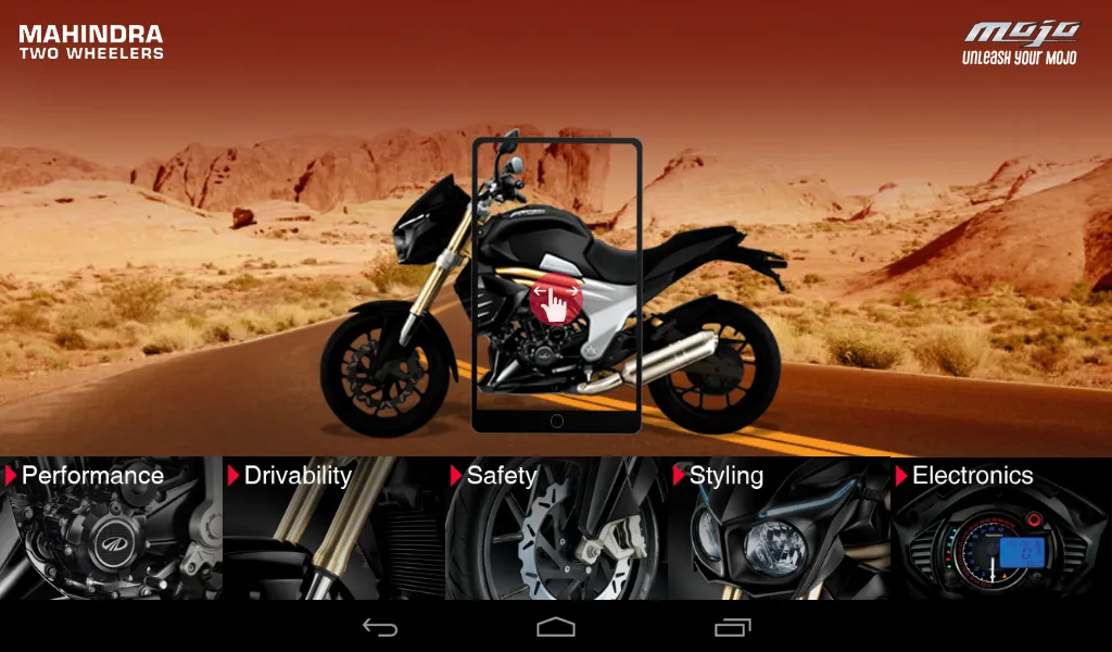 Mahindra Mojo Customisation | Indus Appstore | Screenshot