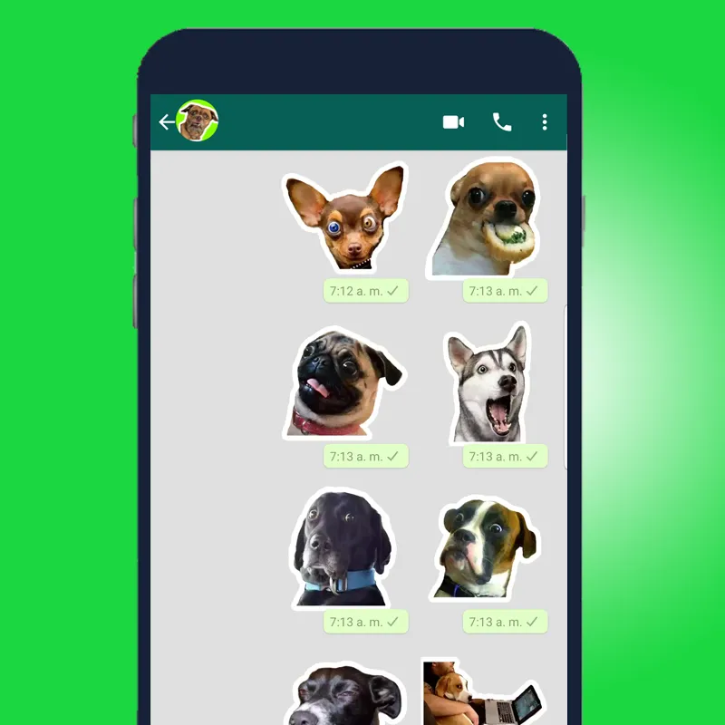 Dogs Stickers memes WASticker | Indus Appstore | Screenshot