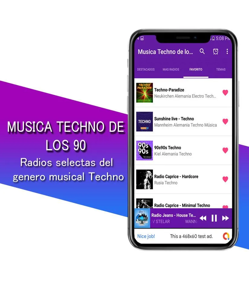 Music Techno delos 90 | Indus Appstore | Screenshot