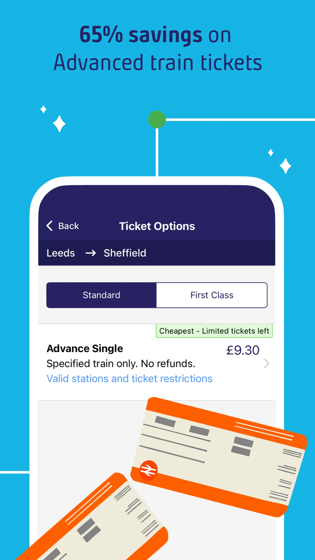 Northern train tickets & times | Indus Appstore | Screenshot