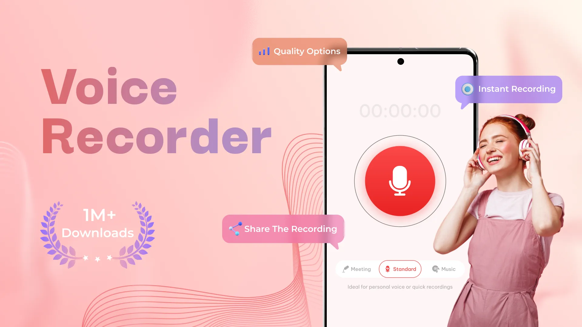 Voice Recorder - Voice memos | Indus Appstore | Screenshot