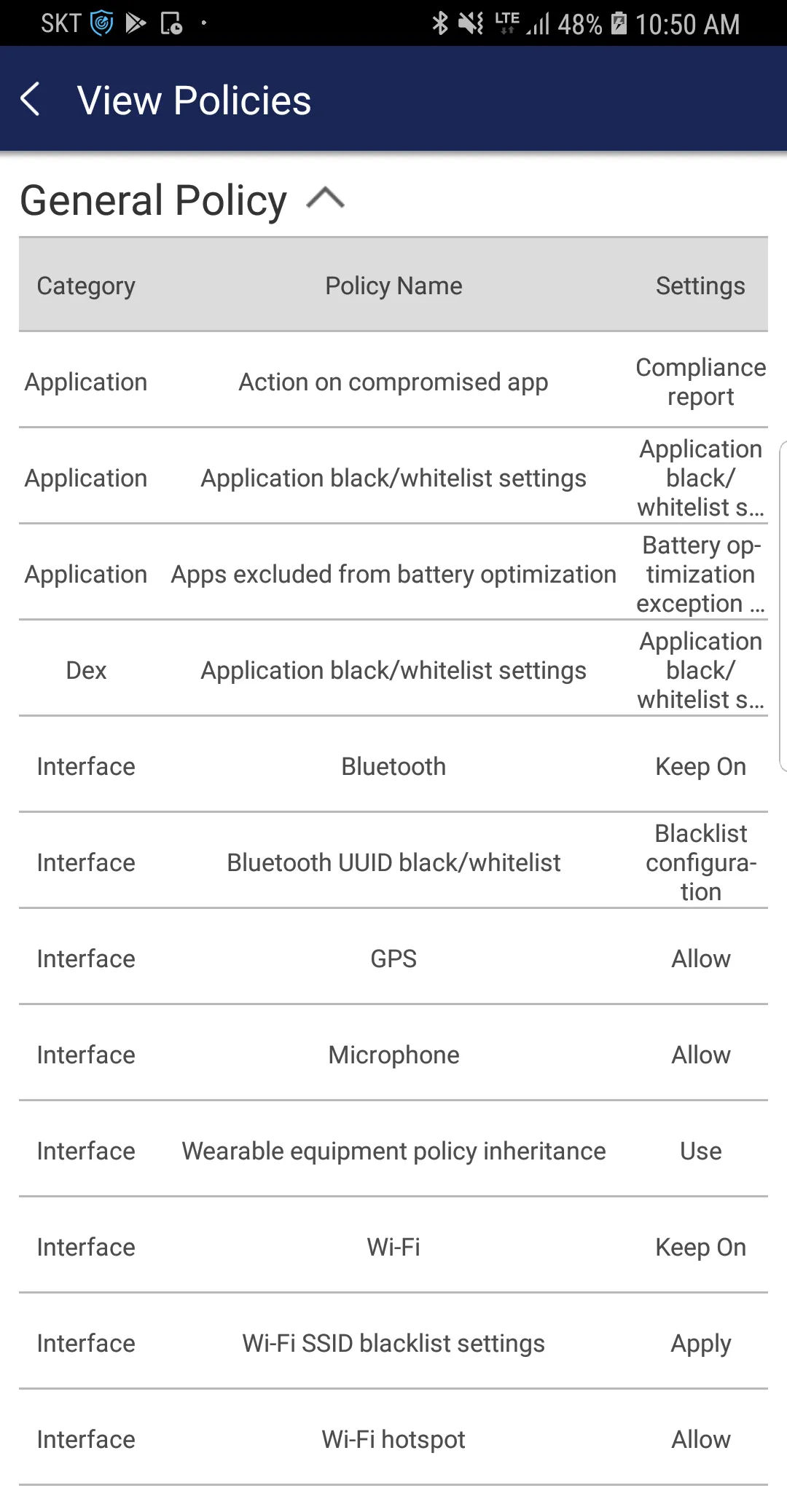 Samsung Knox Manage | Indus Appstore | Screenshot